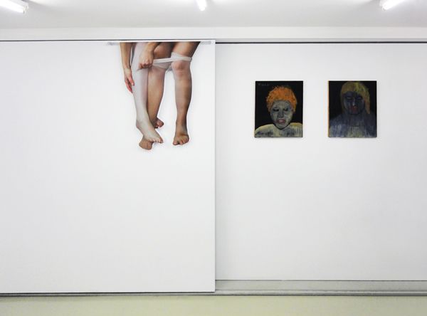 Installation View, I Used To Be Funny But Now I Am Dead