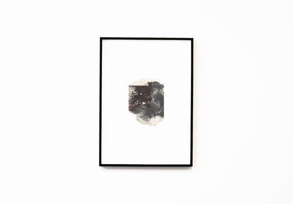 Lefteris Tapas, Isle I, 2019,  paper pulp, graphite, natural earth pigments, 15,5x11,5cm Courtesy of CAN Christina Androulidaki gallery
