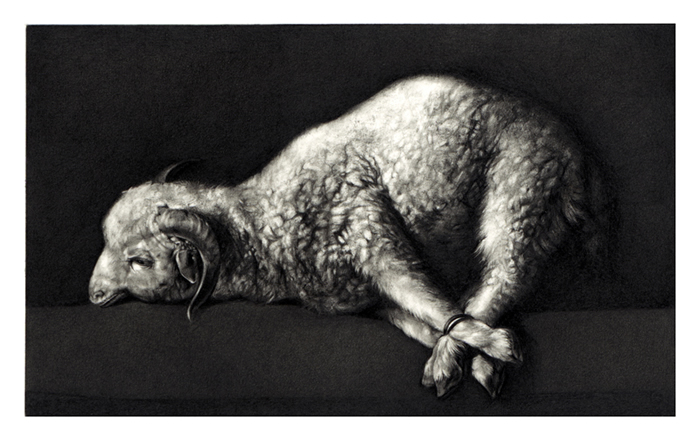 Maria Kriara, Untitled, 2014, graphite on paper, 80x120cm, detail