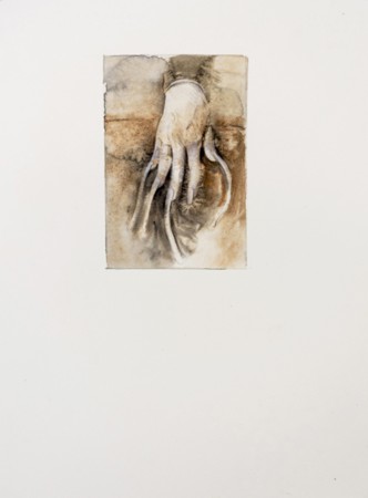 Marianna Ignataki, The Armor (Jiǎ 甲), 2016, 38x28cm, watercolor, pencil and pastel on paper