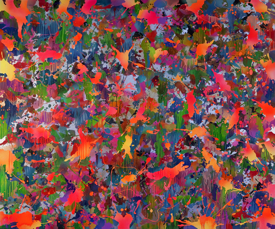 Yorgos Stamkopoulos, In The Valley Of Hades, 2012, Acrylic on Canvas, 150x180cm