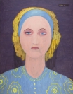 Celia Daskopoulou, Untitled, 1977, acrylic on canvas, 116x90cm