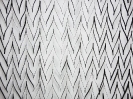 Nikos Alexiou, Black Curtain, paper, string, reed, 180x135cm, detail