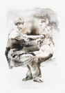Marianna Ignataki, Betty was a monster, 2014, watercolor on paper, 57x42cm