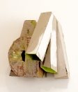 Renata Kaminska, MdMA, 2013, wall sculpture used cardboard, 42x30x25cm