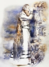 Marianna Ignataki, Annie, 2018, watercolor, gouache, pencil and colored pencil on paper, 76x56cm