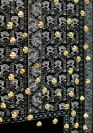 :mentalKLINIK, Untitled 487, 2011, Wool, handwoven carpet, high polished bronze, 181x246cm detail