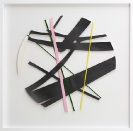 Lefteris Tapas, Untitled, 2011, graphite and  acrylics on cut-paper, 100x100cm