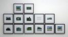 Manolis D. Lemos, Feral Remnants, 2012, 14 framed digital prints on paper, 23 x 23cm each & vinyl printed text